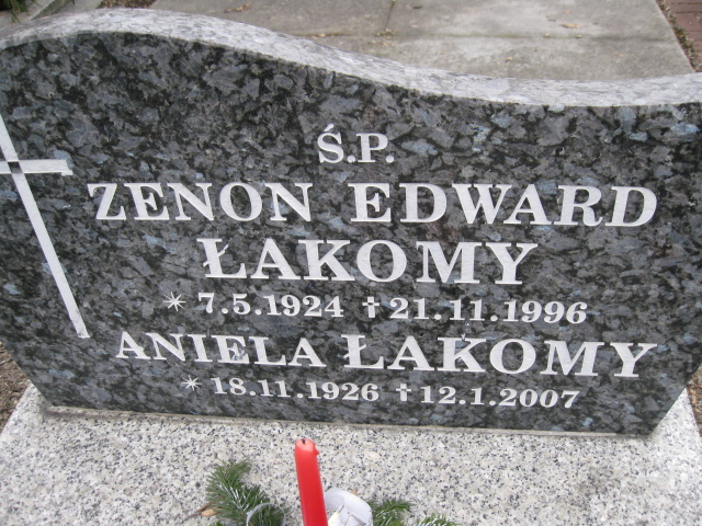 Edward Zenon Łakomy 1924 Katowice - Grobonet - Wyszukiwarka osób pochowanych