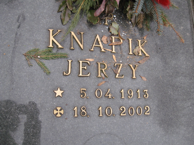 Jerzy Knapik 1913 Katowice - Grobonet - Wyszukiwarka osób pochowanych