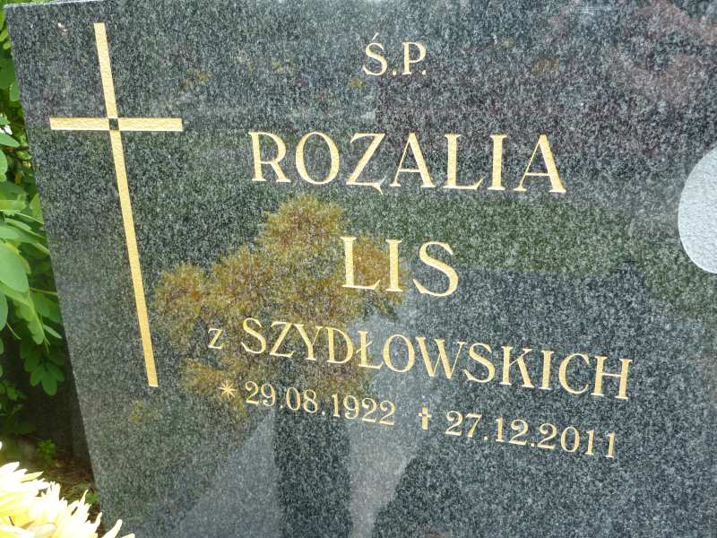 Rozalia Lis 1922 Katowice - Grobonet - Wyszukiwarka osób pochowanych
