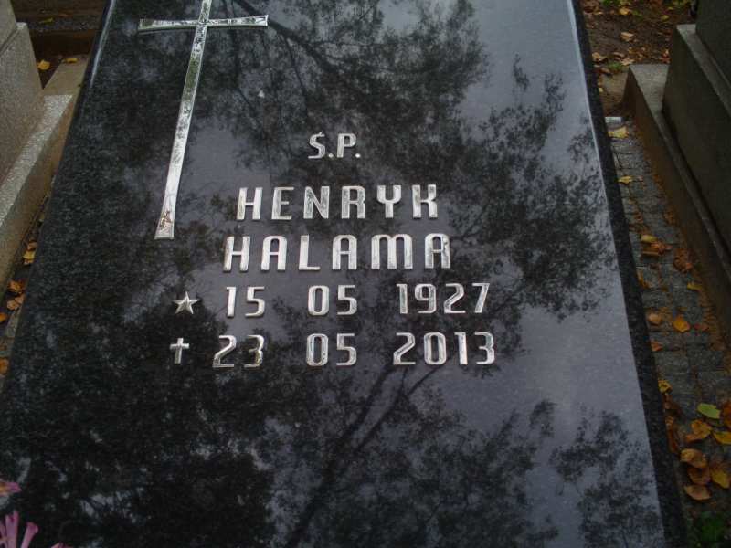 Henryk Halama 1927 Katowice - Grobonet - Wyszukiwarka osób pochowanych