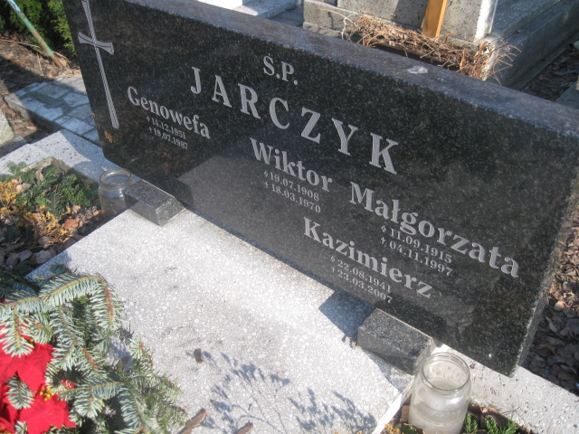 Genowefa Jarczyk 1951 Katowice - Grobonet - Wyszukiwarka osób pochowanych