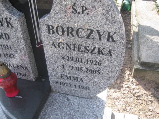 Agnieszka Borczyk 1926 Katowice - Grobonet - Wyszukiwarka osób pochowanych