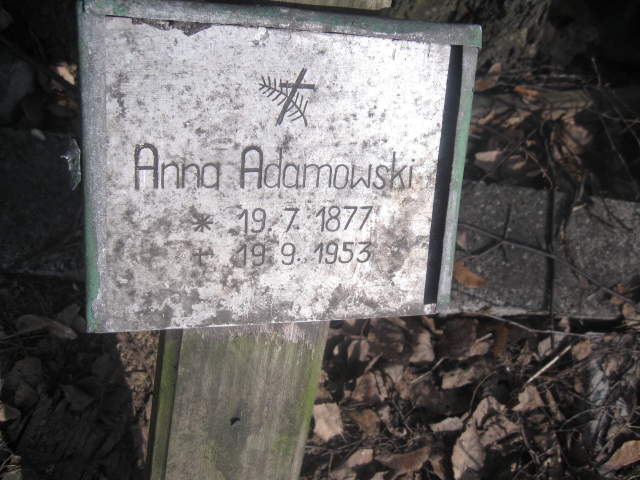 Anna Adamowski 1877 Katowice - Grobonet - Wyszukiwarka osób pochowanych