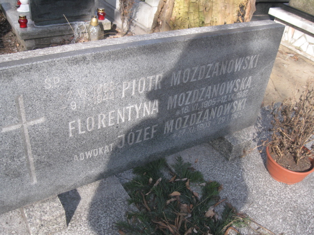 Józef Mozdzanowski 1903 Katowice - Grobonet - Wyszukiwarka osób pochowanych