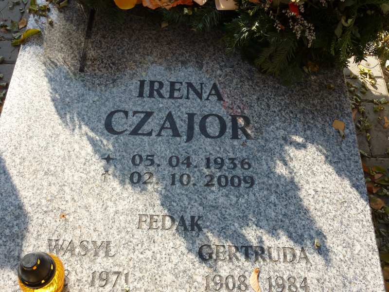 Irena Czajor 1936 Katowice - Grobonet - Wyszukiwarka osób pochowanych