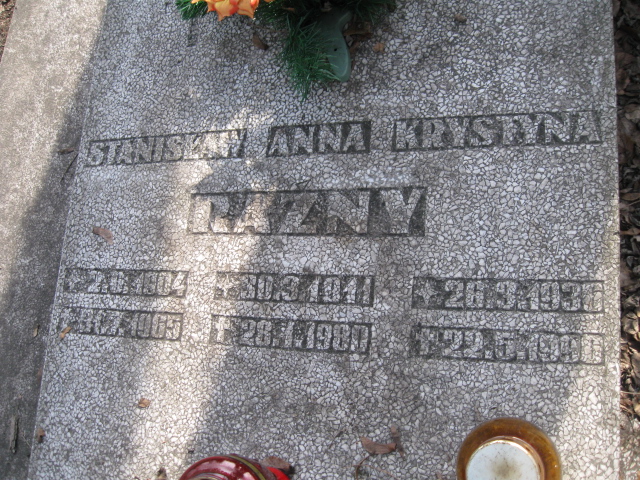Krystyna Raźny 1936 Katowice - Grobonet - Wyszukiwarka osób pochowanych