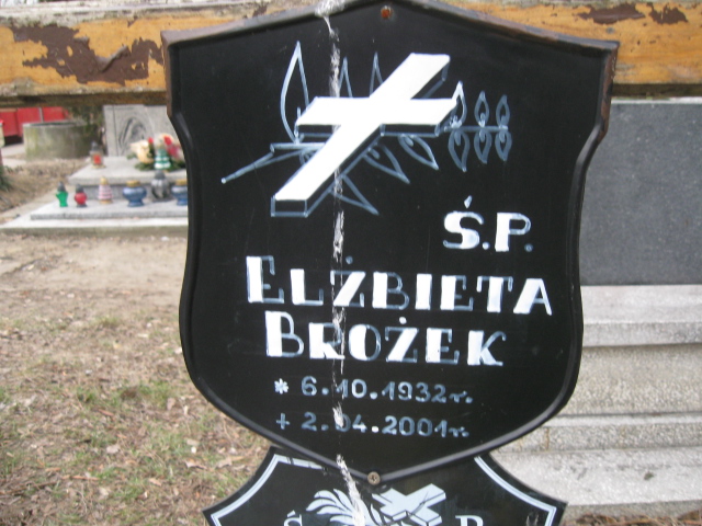 Elżbieta Brożek 1932 Katowice - Grobonet - Wyszukiwarka osób pochowanych