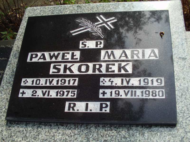 Maria Skorek 1919 Katowice - Grobonet - Wyszukiwarka osób pochowanych