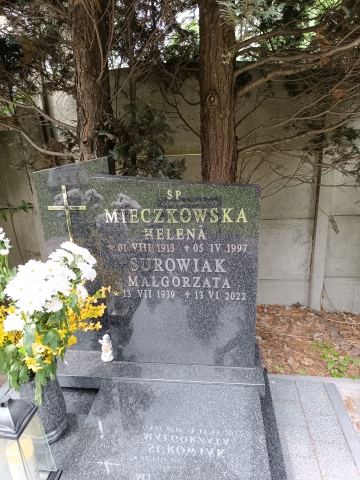 Helena Mieczkowska 1913 Katowice - Grobonet - Wyszukiwarka osób pochowanych