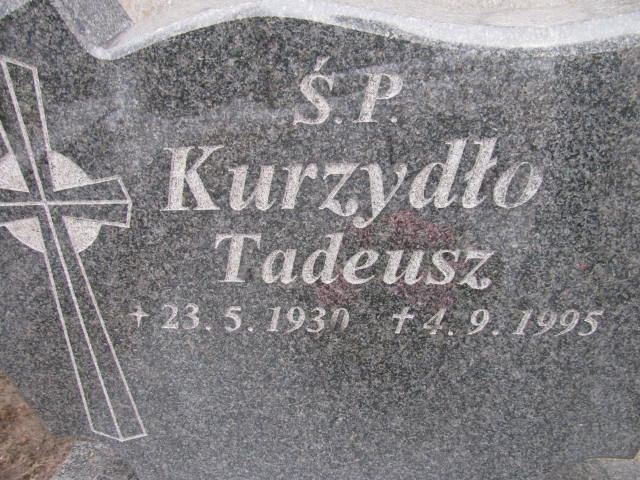 Tadeusz Kurzydło 1930 Katowice - Grobonet - Wyszukiwarka osób pochowanych