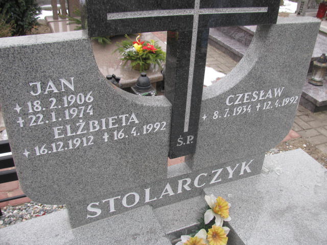 Czesław Stolarczyk 1934 Katowice - Grobonet - Wyszukiwarka osób pochowanych