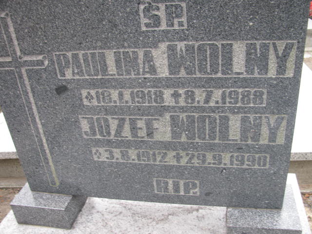 Paulina Wolny 1918 Katowice - Grobonet - Wyszukiwarka osób pochowanych