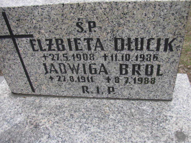 Jadwiga Brol 1911 Katowice - Grobonet - Wyszukiwarka osób pochowanych