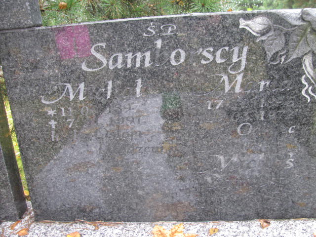 Michał Samborski 1897 Katowice - Grobonet - Wyszukiwarka osób pochowanych