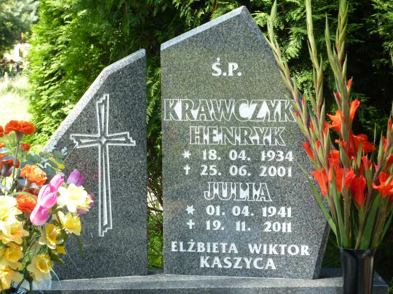 Julia Krawczyk 1941 Katowice - Grobonet - Wyszukiwarka osób pochowanych