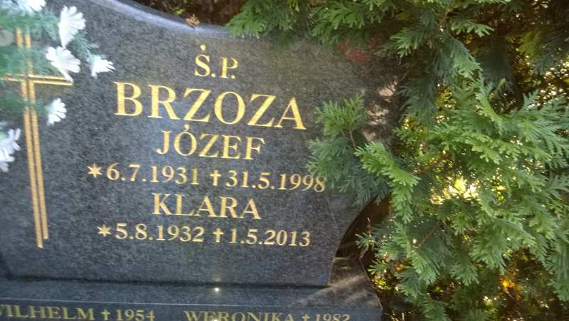 Grób Klara Brzoza