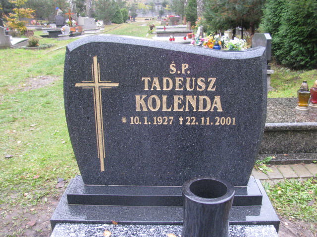 Tadeusz Kolenda 1927 Katowice - Grobonet - Wyszukiwarka osób pochowanych