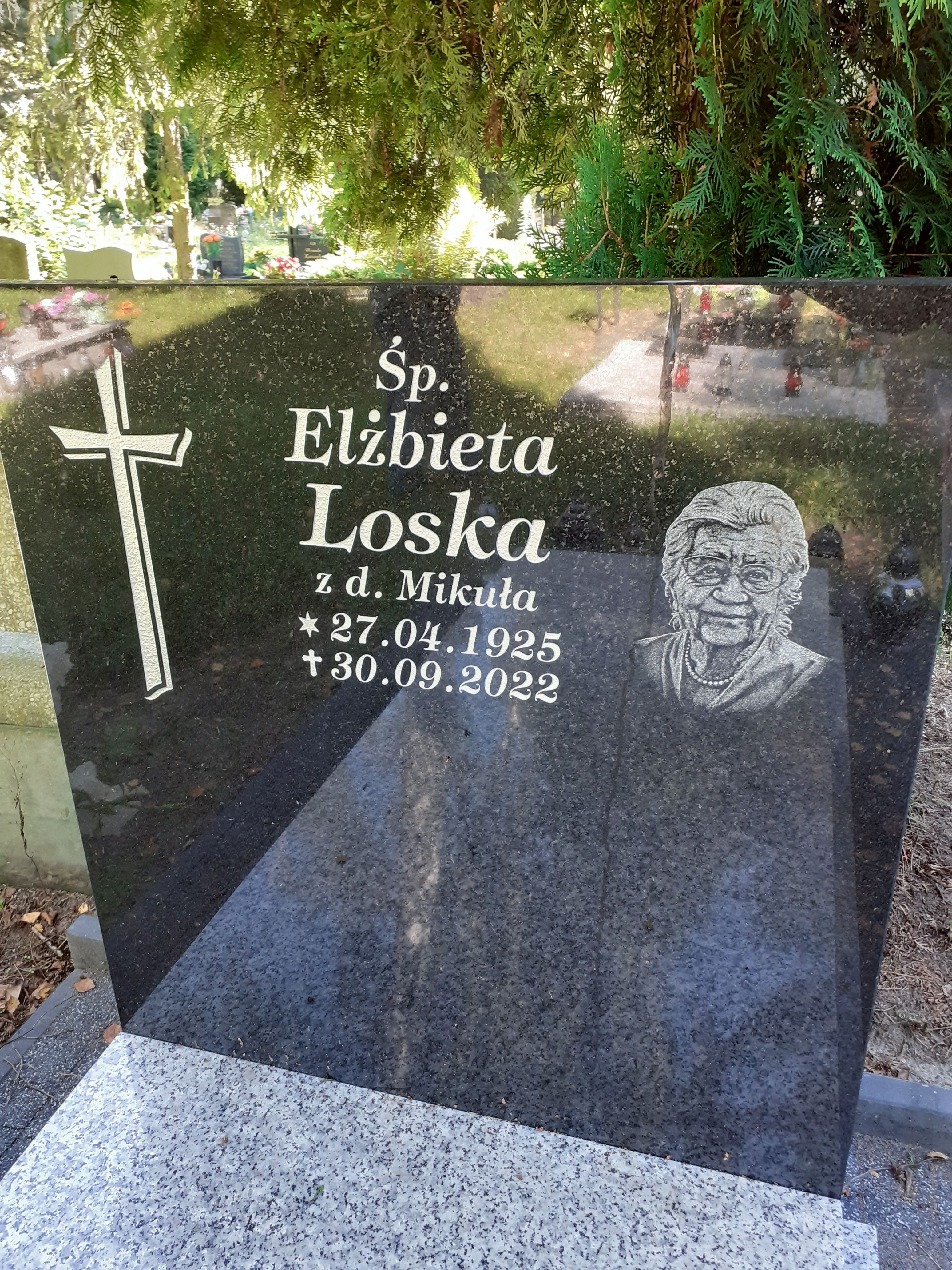 Elżbieta Loska  1925 Katowice - Grobonet - Wyszukiwarka osób pochowanych