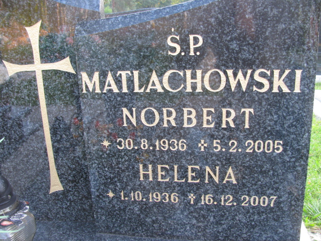 Helena Matlachowska 1936 Katowice - Grobonet - Wyszukiwarka osób pochowanych