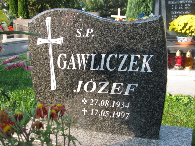 Józef Gawliczek 1934 Katowice - Grobonet - Wyszukiwarka osób pochowanych