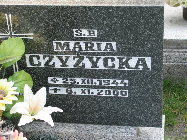 Maria Czyżycka 1944 Katowice - Grobonet - Wyszukiwarka osób pochowanych