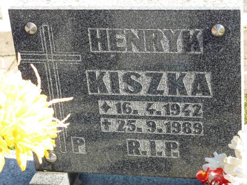 Henryk Kiszka 1942 Katowice - Grobonet - Wyszukiwarka osób pochowanych
