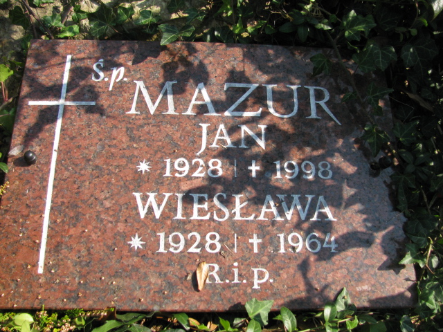 Jan Mazur 1928 Katowice - Grobonet - Wyszukiwarka osób pochowanych