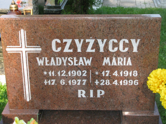 Maria Czyżycka 1918 Katowice - Grobonet - Wyszukiwarka osób pochowanych