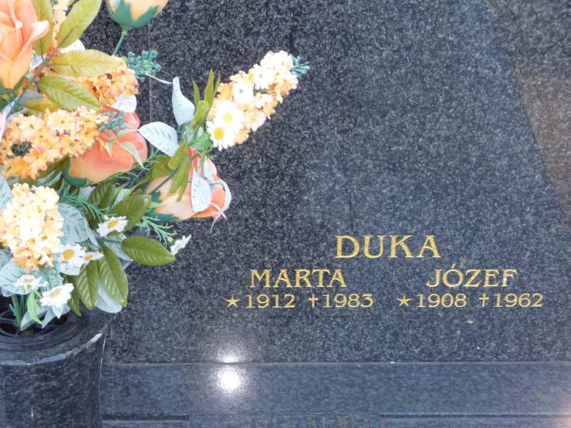 Marta Duka 1912 Katowice - Grobonet - Wyszukiwarka osób pochowanych