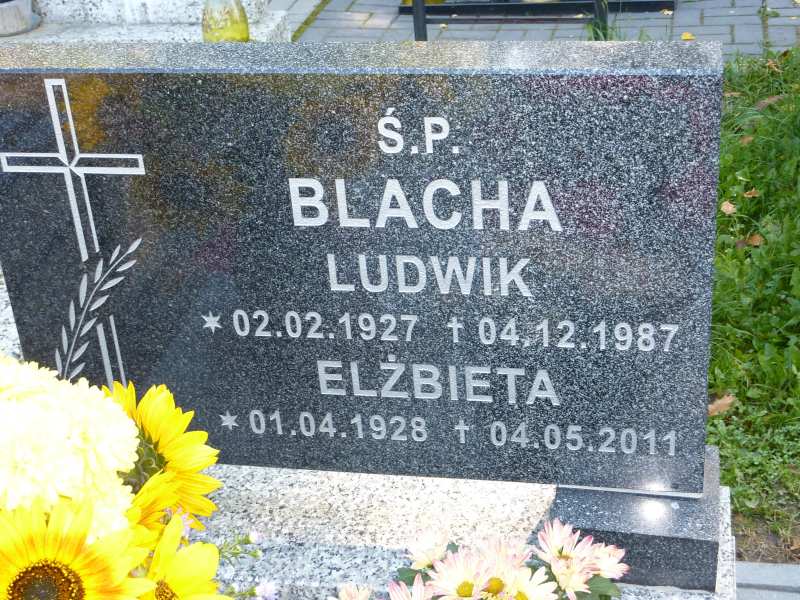 Elżbieta Blacha 1928 Katowice - Grobonet - Wyszukiwarka osób pochowanych