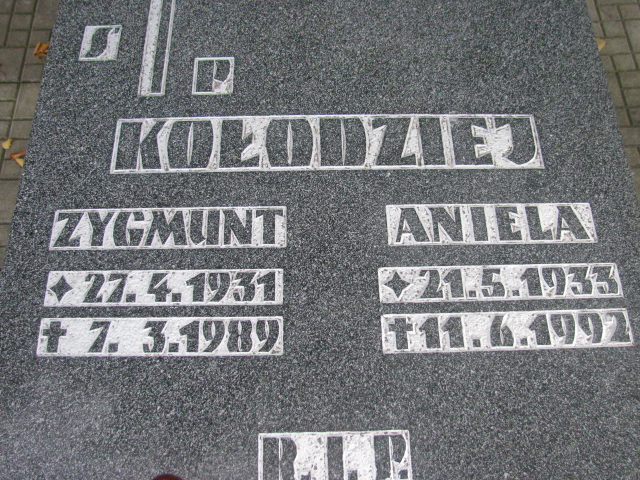 Aniela Kołodziej 1933 Katowice - Grobonet - Wyszukiwarka osób pochowanych