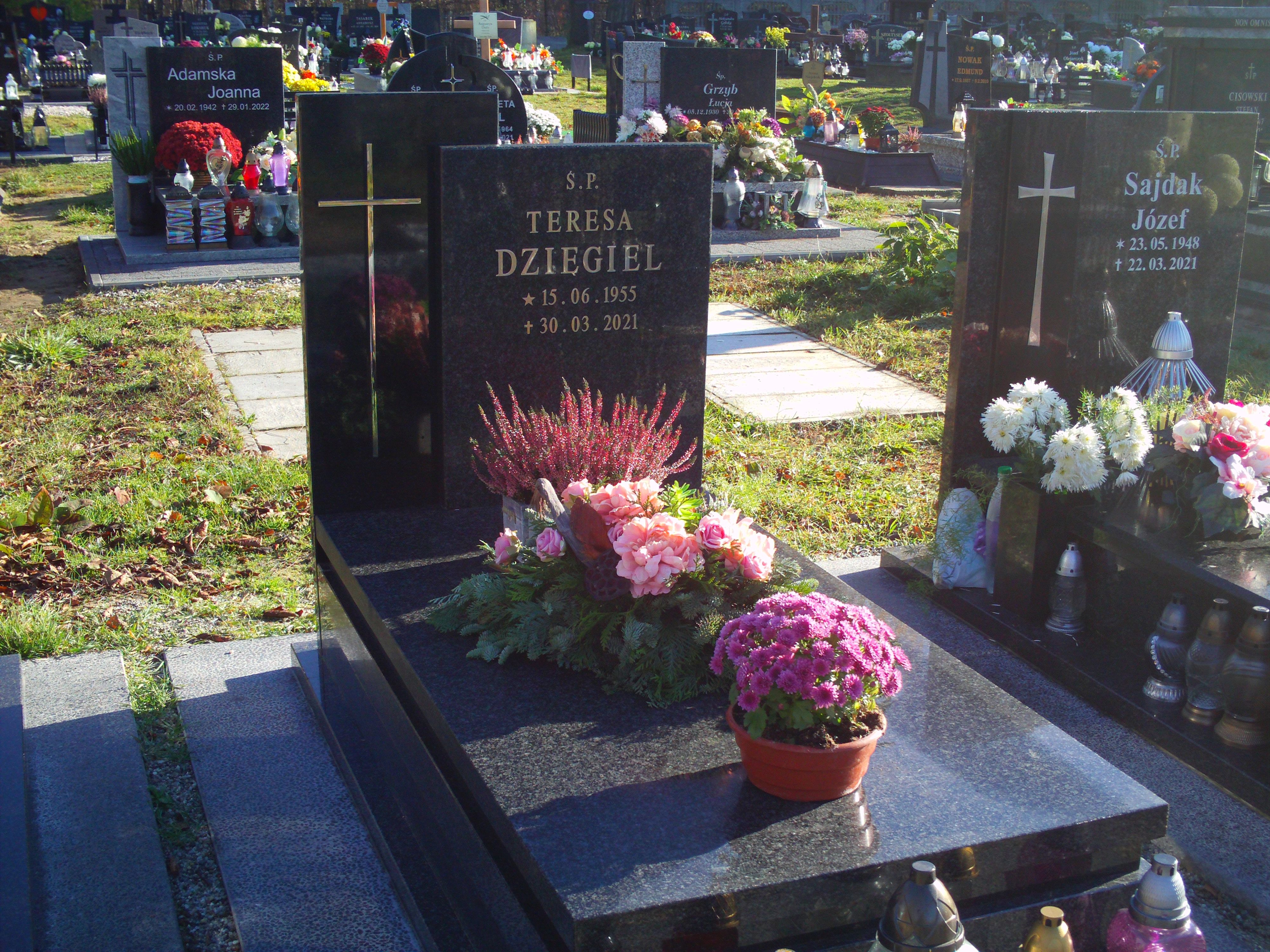 Marian Dzięgiel  1955 Katowice - Grobonet - Wyszukiwarka osób pochowanych