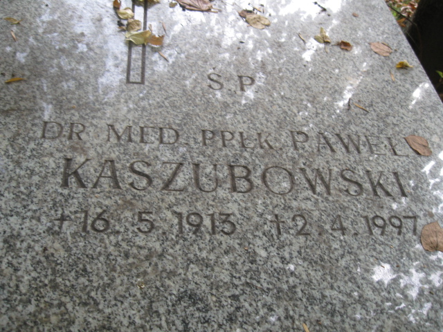 Paweł Kaszubowski 1913 Katowice - Grobonet - Wyszukiwarka osób pochowanych