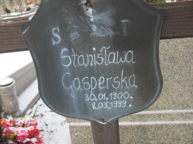 Stanisława Gasperska 1900 Katowice - Grobonet - Wyszukiwarka osób pochowanych