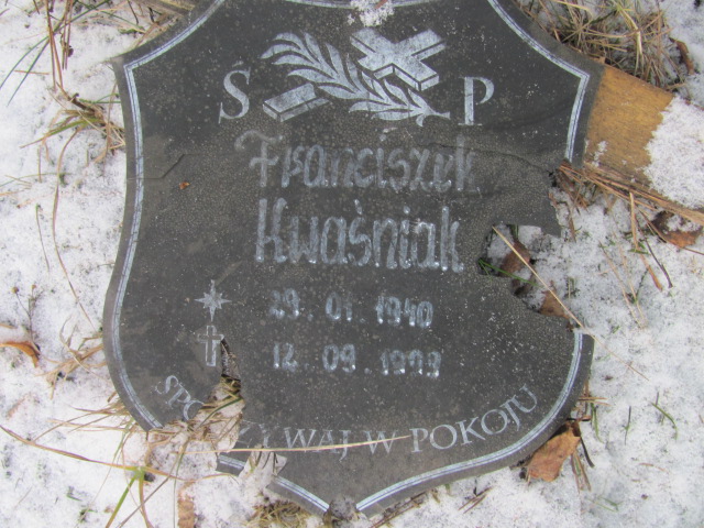 Franciszek Kwaśniak 1940 Katowice - Grobonet - Wyszukiwarka osób pochowanych