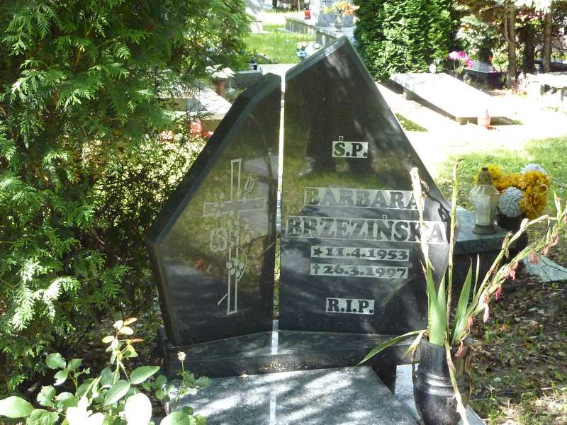 Barbara Brzezińska 1953 Katowice - Grobonet - Wyszukiwarka osób pochowanych
