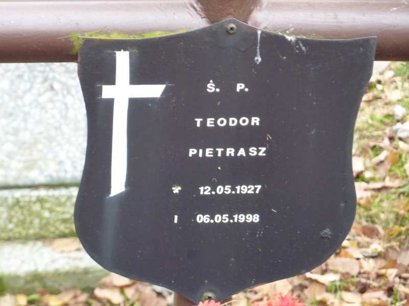 Teodor Pietrasz 1927 Katowice - Grobonet - Wyszukiwarka osób pochowanych