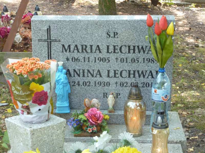 Maria Lechwar 1905 Katowice - Grobonet - Wyszukiwarka osób pochowanych