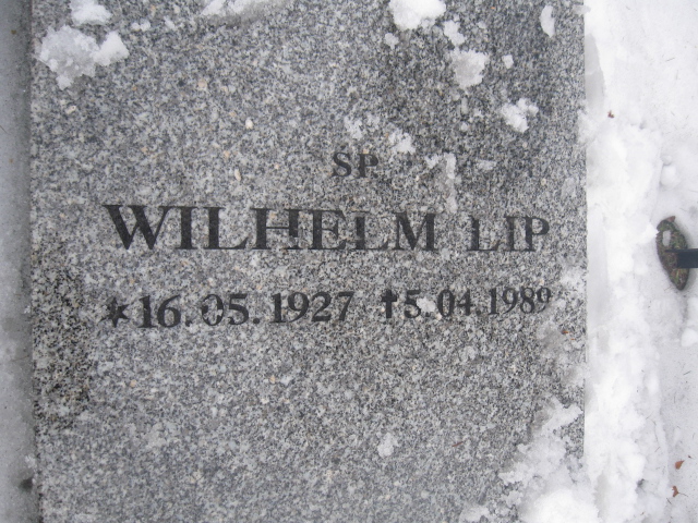 Wilhelm Lip 1927 Katowice - Grobonet - Wyszukiwarka osób pochowanych