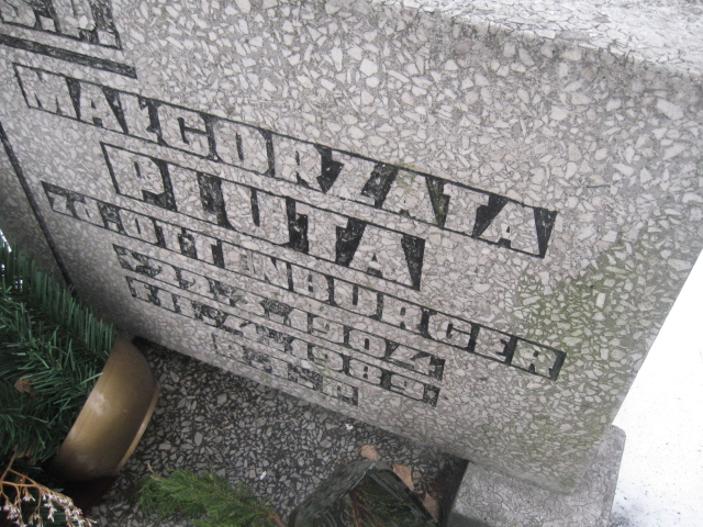 Małgorzata Pluta 1904 Katowice - Grobonet - Wyszukiwarka osób pochowanych