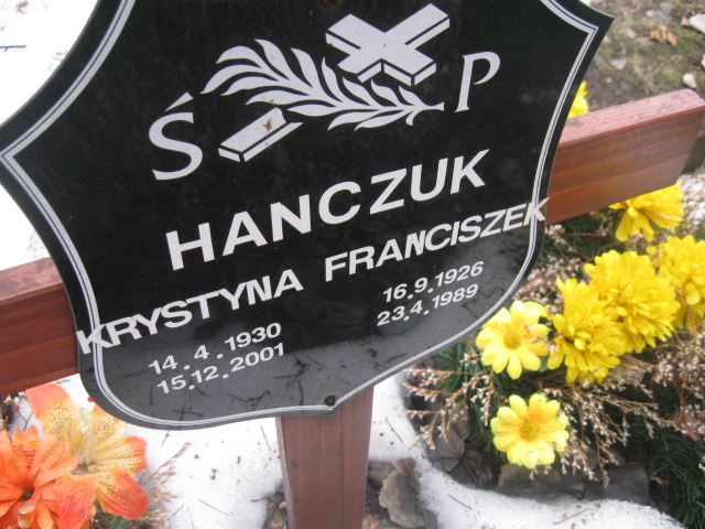 Krystyna Hańczuk 1930 Katowice - Grobonet - Wyszukiwarka osób pochowanych