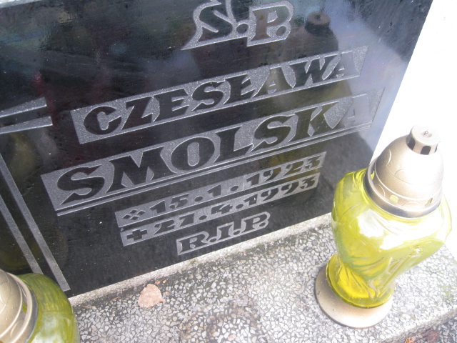 Czesława Smolska 1923 Katowice - Grobonet - Wyszukiwarka osób pochowanych