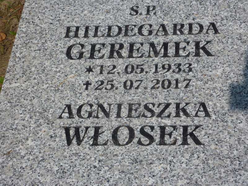 Hildegarda Lidia Geremek 1933 Katowice - Grobonet - Wyszukiwarka osób pochowanych