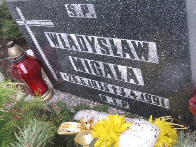 Władysław Migała 1935 Katowice - Grobonet - Wyszukiwarka osób pochowanych
