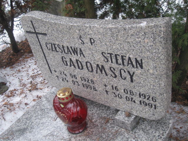 Stefan Gadomski 1926 Katowice - Grobonet - Wyszukiwarka osób pochowanych