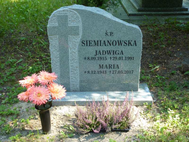 Jadwiga Siemianowska 1915 Katowice - Grobonet - Wyszukiwarka osób pochowanych