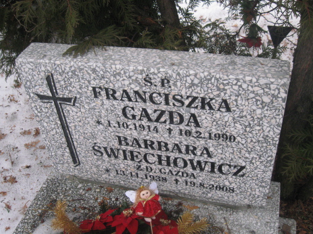 Franciszka Gazda 1914 Katowice - Grobonet - Wyszukiwarka osób pochowanych