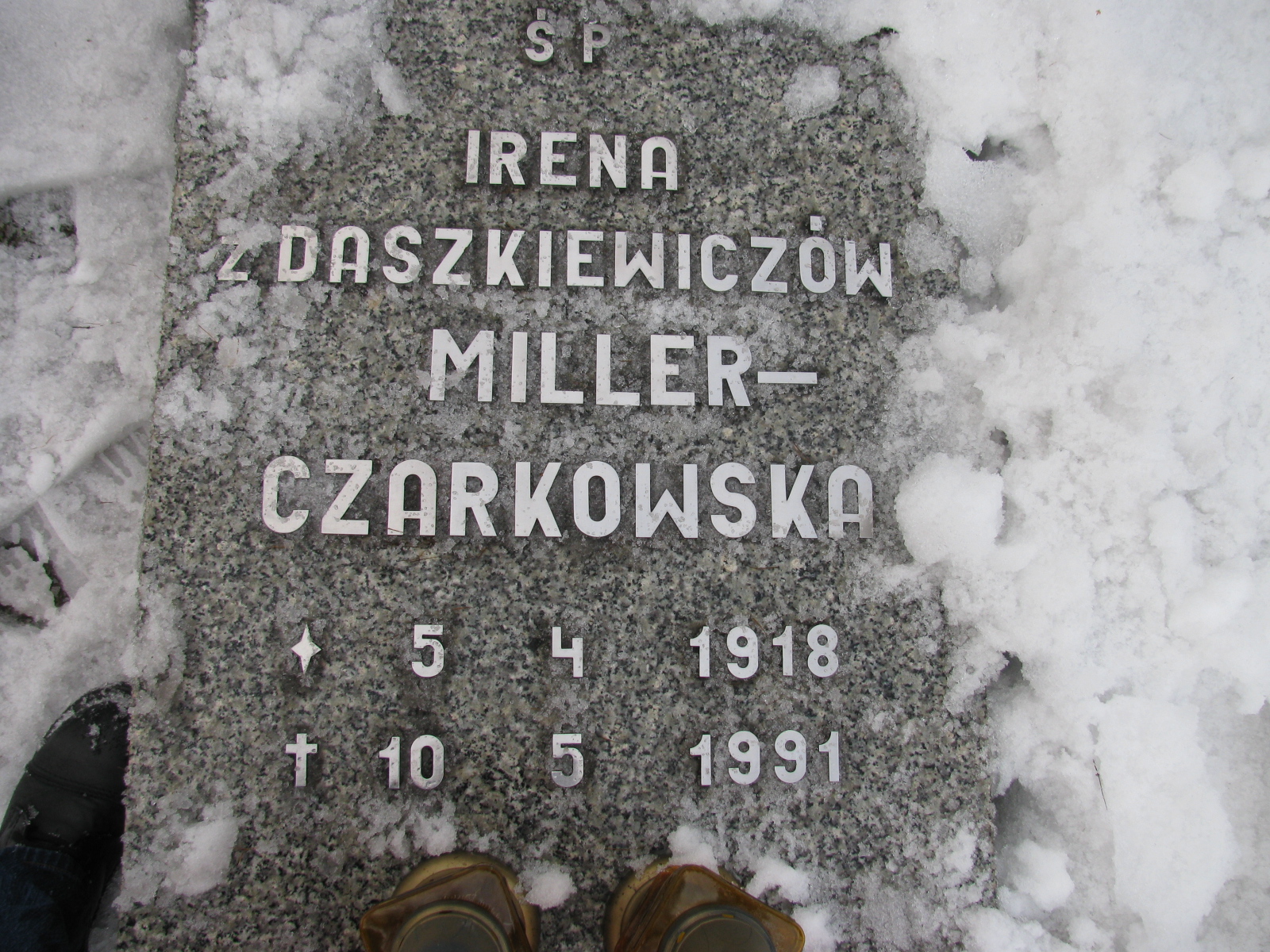 Irena Miller Czarkowska 1918 Katowice - Grobonet - Wyszukiwarka osób pochowanych