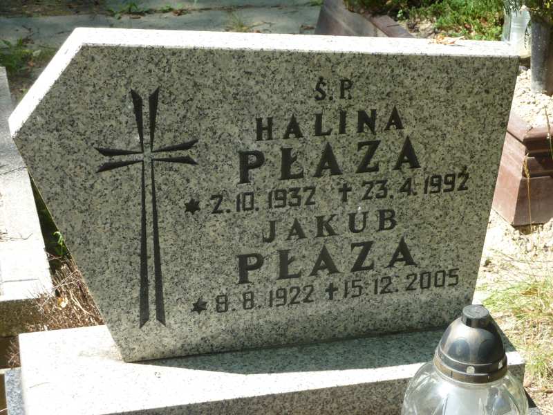 Jakub Płaza 1922 Katowice - Grobonet - Wyszukiwarka osób pochowanych