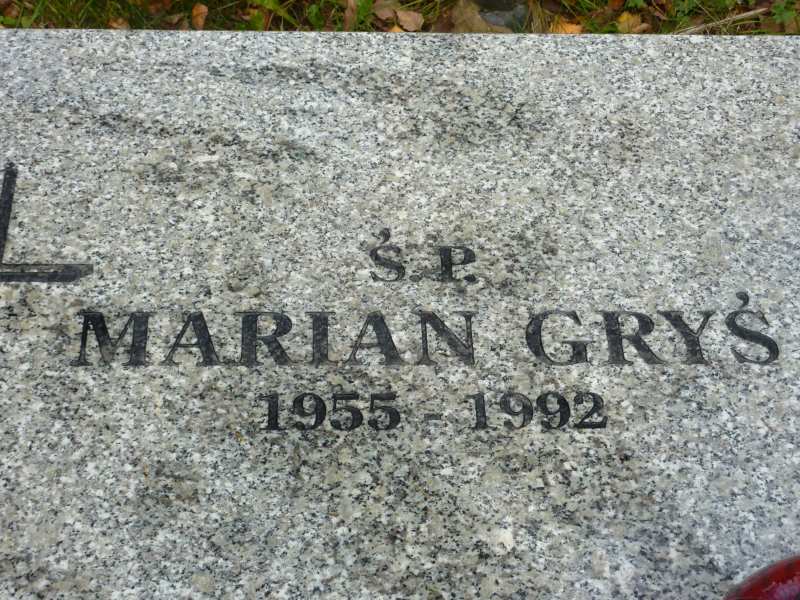 Andrzej Gryś 1976 Katowice - Grobonet - Wyszukiwarka osób pochowanych